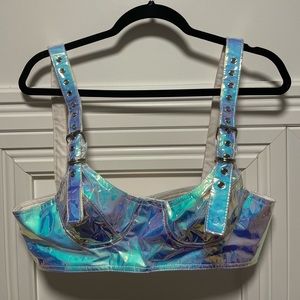 ⭐️Holographic bralette⭐️